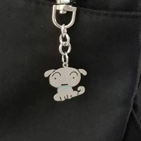 [BUNJANG] Dog Mini Character Bag Key Holder / 강아지 키링 / 실버 고리 가방 키홀더 / 미니 캐릭터 키링