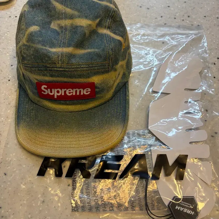 [BUNJANG] Supreme Denim Camp Cap Dirty Indigo / 슈프림 데님 캠프캡 더티 인디고 초 S급 팝니다