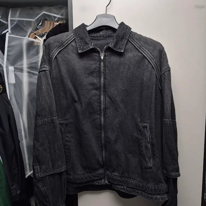 [BUNJANG] Juun.J Condemnation Jacket Black Size 46 / 준지 콘데님자켓 블랙 46
