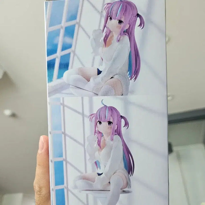 [BUNJANG] Banpresto Hololive Minato Aqua Relax Time Figure / 반프레스토 홀로라이브 미나토 아쿠아 Relax Time 피규어 새상품