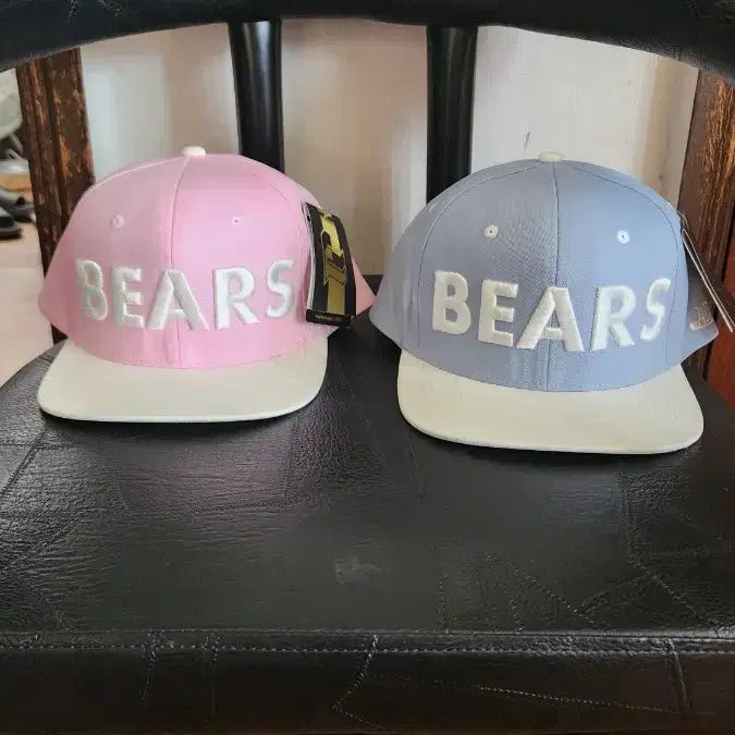 [BUNJANG] Bears Baseball Cap (Pink/Blue) / Bears 야구 모자 핑크/블루 새상품