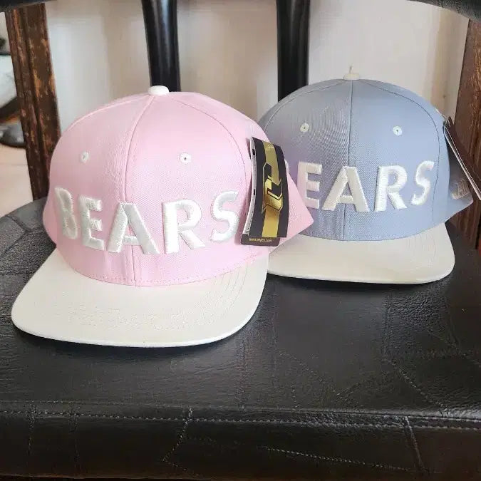 [BUNJANG] Bears Baseball Cap (Pink/Blue) / Bears 야구 모자 핑크/블루 새상품