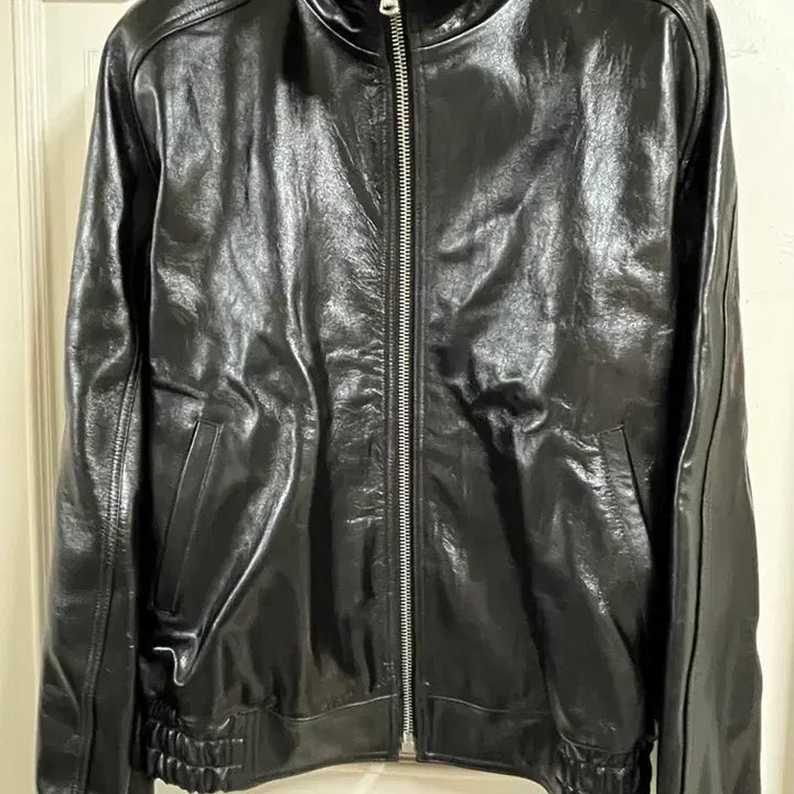 [BUNJANG] STU 26 Lambskin Leather Jacket L / STU 26 램스킨 레더 자켓 L 새상품