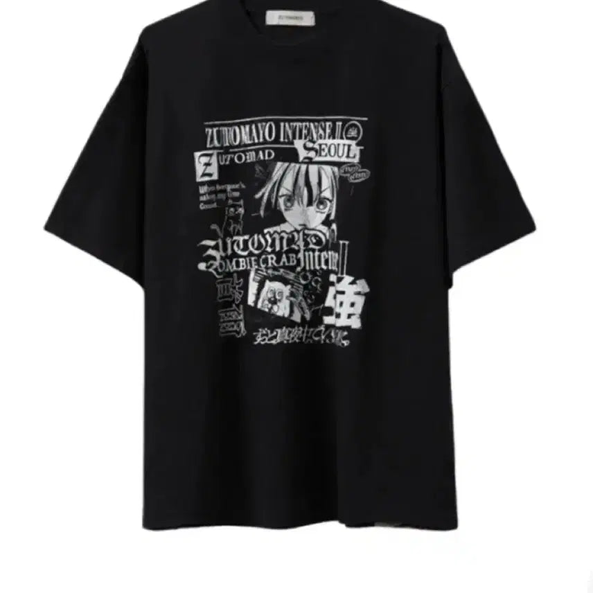 [BUNJANG] ZUTTOMAYO Concert T-Shirt (Black, Size M) / 즛토마요 내한 티셔츠 사이즈 m