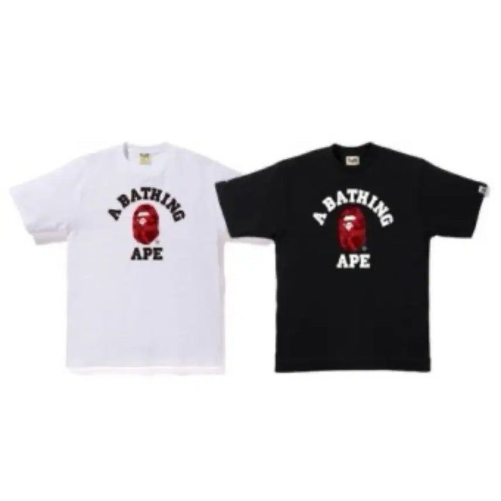 [BUNJANG] BAPE T-shirt White/Black - Sealed / 특가**베이프 반팔 티셔츠 화이트/블랙 미개봉 새상품