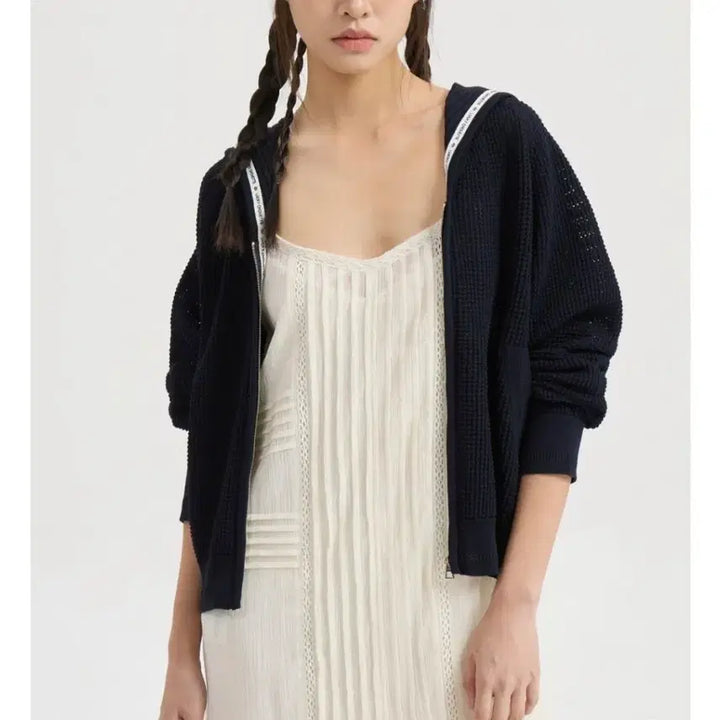 [BUNJANG] Lucky Chouette Sailor Cardigan / 럭키슈에뜨 세일러 가디건 (36)