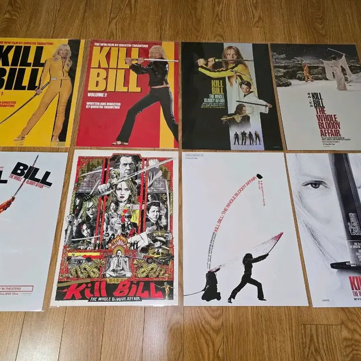 [BUNJANG] Kill Bill: The Whole Bloody Affair A3 Poster Bundle Set (10 Types) / 킬 빌:더 홀 블러디 어페어 A3 포스터 10종 일괄 팝니다