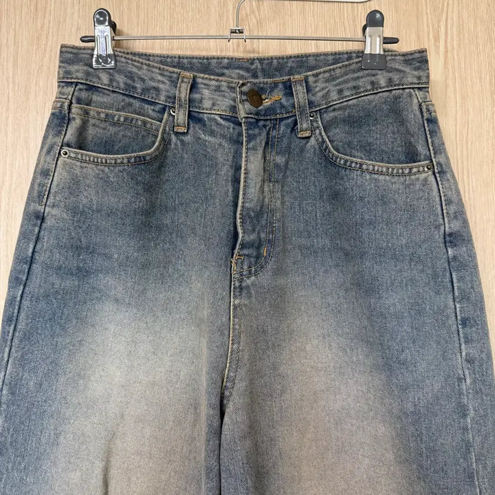 [BUNJANG] Wide Leg Denim Pants (S-L) / 와이드 데님 팬츠[S-L]