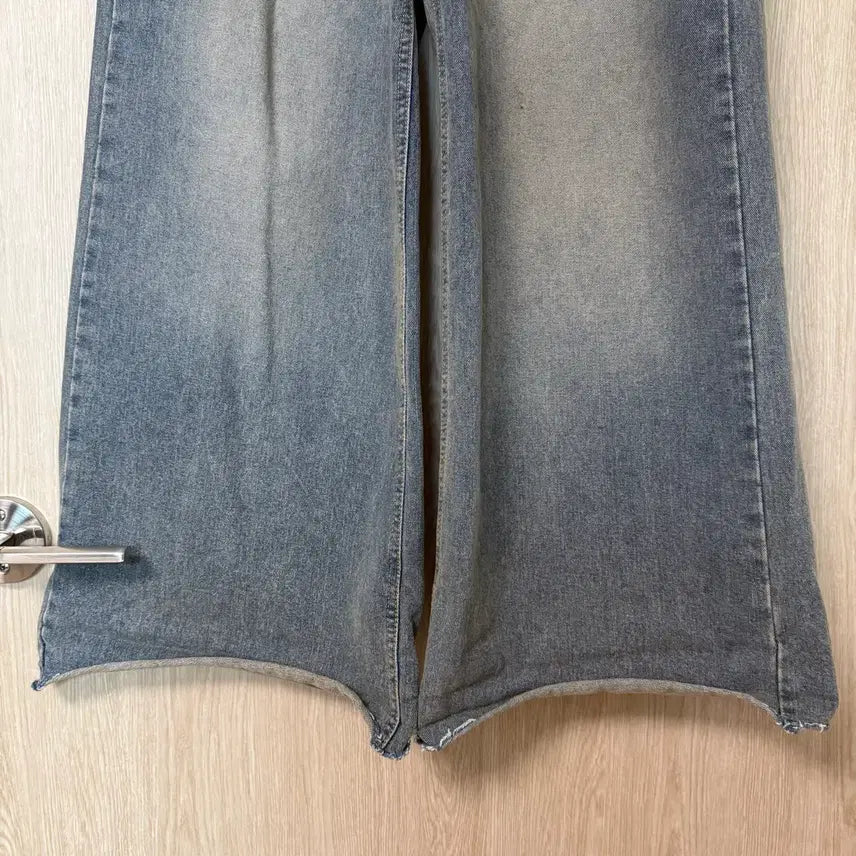 [BUNJANG] Wide Leg Denim Pants (S-L) / 와이드 데님 팬츠[S-L]