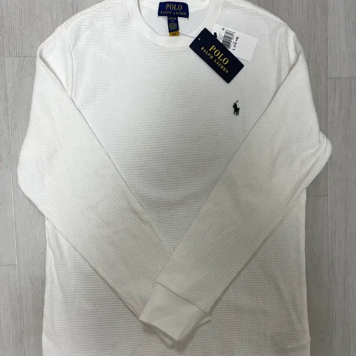 [SOLD OUT] 폴로 랄프로렌 와플 롱슬리브 흰색 L (14-16) 새상품