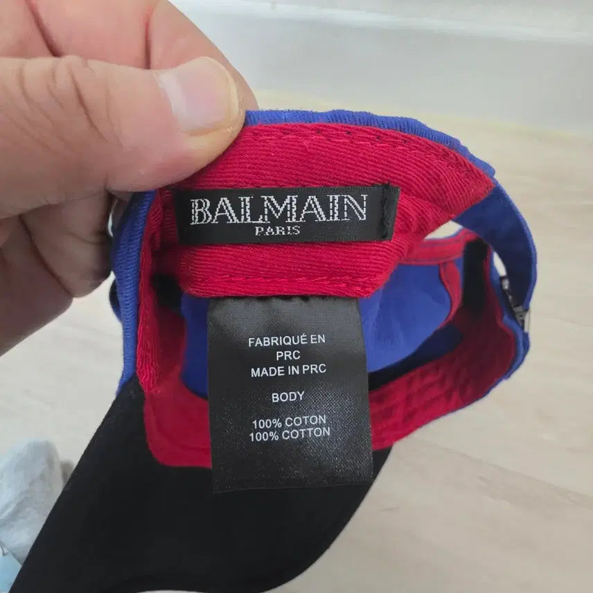 [BUNJANG] Balmain Ball Cap / 발망 볼캡 블루/블랙,
