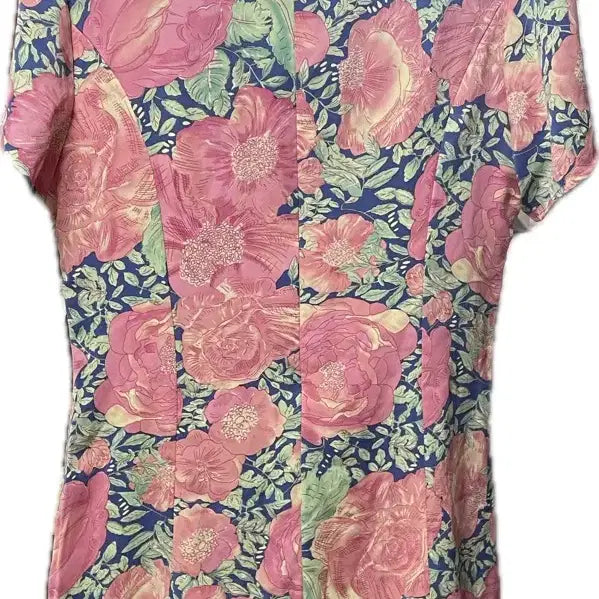 [BUNJANG] Stardust Flower Pattern Short Sleeve Mini Dress / stardust 플라워 패턴 반팔 원피스 새상품