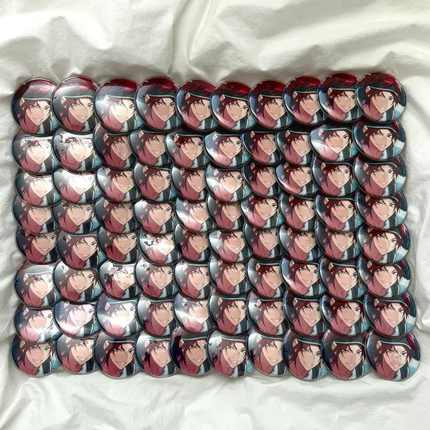 [BUNJANG] Ensemble Stars Ritsu Sakuma Ita Bag Can Badges Bundle Set / 앙스타 린네 이타백 캔뱃지 80개 일괄