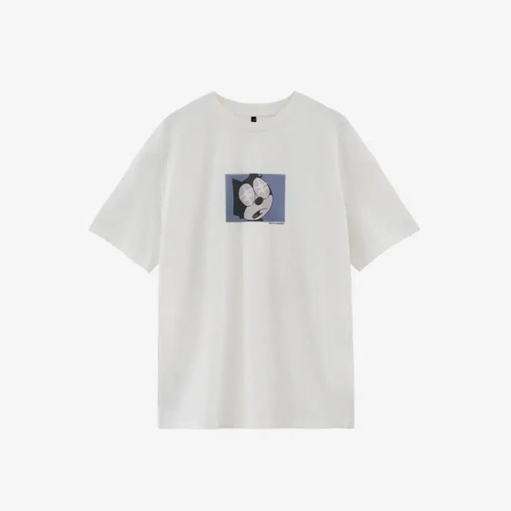[BUNJANG] Polytelu Capitalist White T-shirt / [3] 폴리테루 캐피탈리스트 화이트 티셔츠