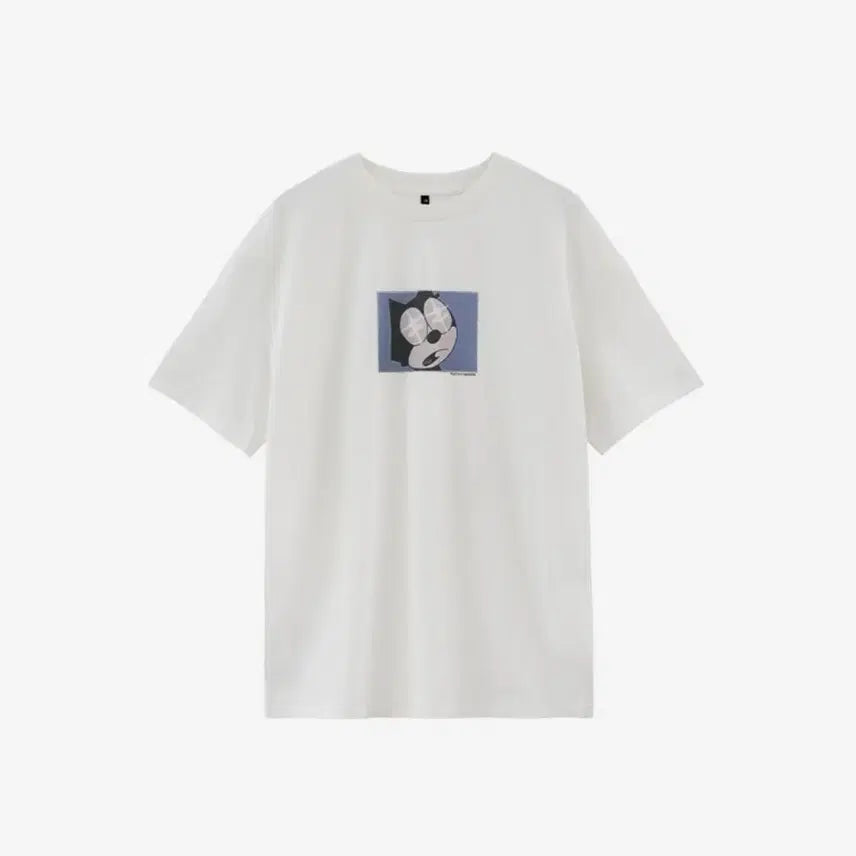 [BUNJANG] Polytelu Capitalist White T-shirt / [3] 폴리테루 캐피탈리스트 화이트 티셔츠