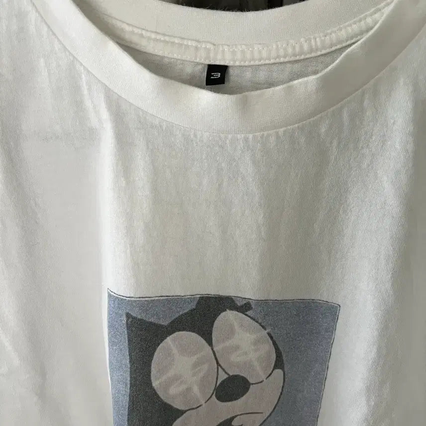 [BUNJANG] Polytelu Capitalist White T-shirt / [3] 폴리테루 캐피탈리스트 화이트 티셔츠