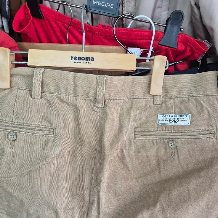 [BUNJANG] Polo Ralph Lauren Beige Cotton Pants 34 / 폴로 랄프로렌 베이지 면바지34