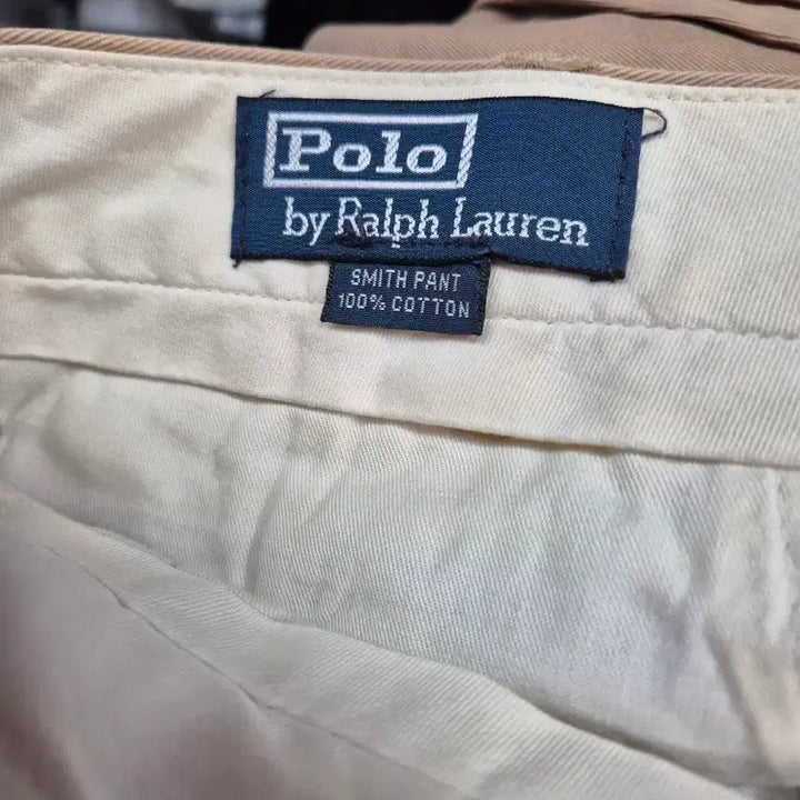 [BUNJANG] Polo Ralph Lauren Beige Cotton Pants 34 / 폴로 랄프로렌 베이지 면바지34