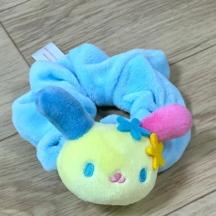 [BUNJANG] Sanrio Usahana Scrunchie Hair Tie / 산리오 우사하나 곱창 머리끈 헤어 밴드