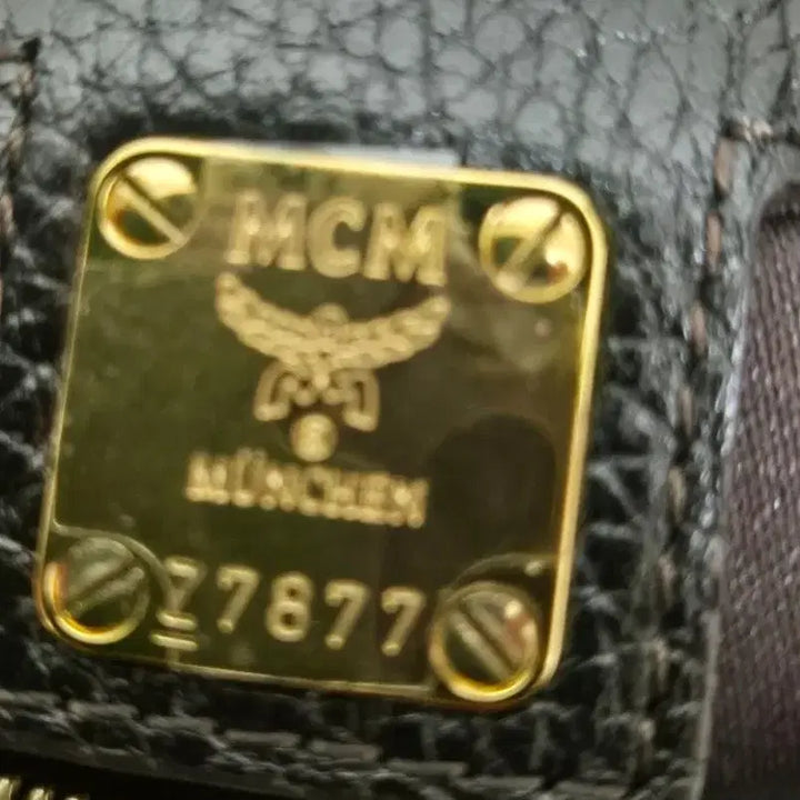 [BUNJANG] MCM Black Leather Shoulder Bag / MCM 블랙 레더 숄더백 체인백