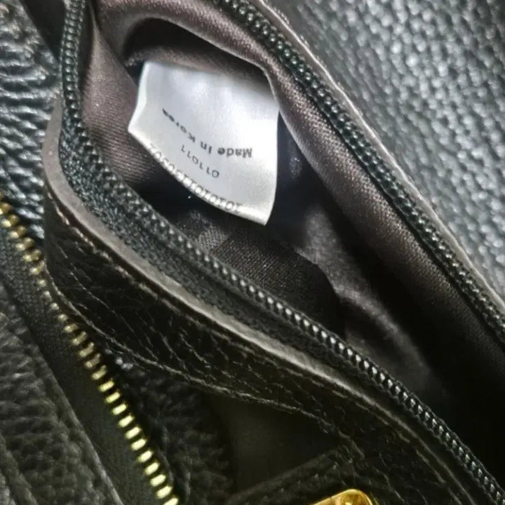 [BUNJANG] MCM Black Leather Shoulder Bag / MCM 블랙 레더 숄더백 체인백