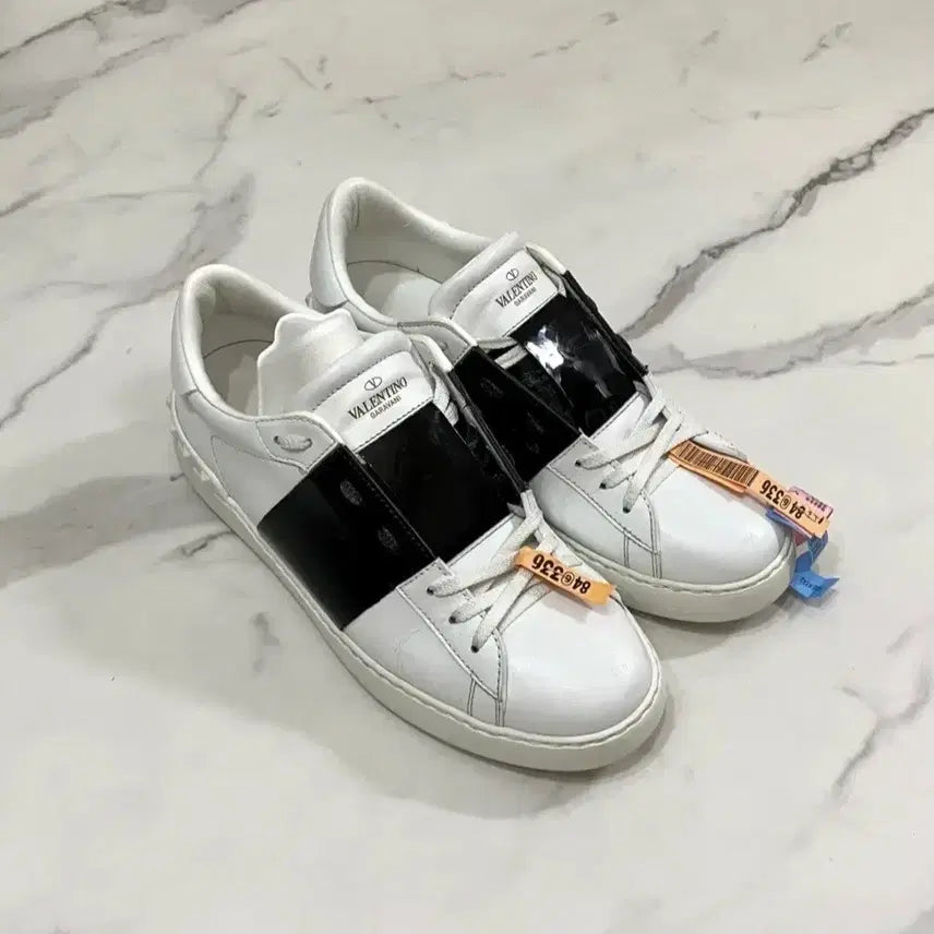 [BUNJANG] Valentino Hidden Sneaker Shoes Patent Black Full Box / 41.5 발렌티노 히든 스니커즈 신발 유광 블랙 풀박스