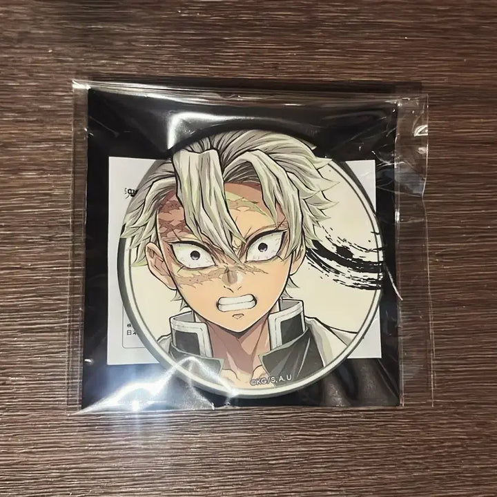 [BUNJANG] Demon Slayer Sanemi Hashira Exhibition Matte Can Badge / 귀멸의 칼날 사네미 하시라전 매트캔뱃지