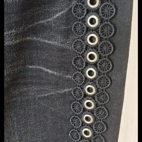 [BUNJANG] EGOIST Black Denim Pants Size 66 / EGOIST 블랙 데님 팬츠 66 사이즈