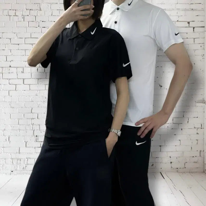 [BUNJANG] Nike Functional Four-Way Stretch Polo T-Shirt / 나이키 기능성 사방스판 카라 T
