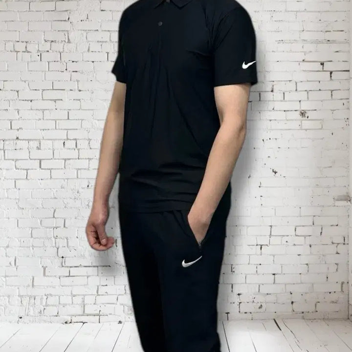 [BUNJANG] Nike Functional Four-Way Stretch Polo T-Shirt / 나이키 기능성 사방스판 카라 T