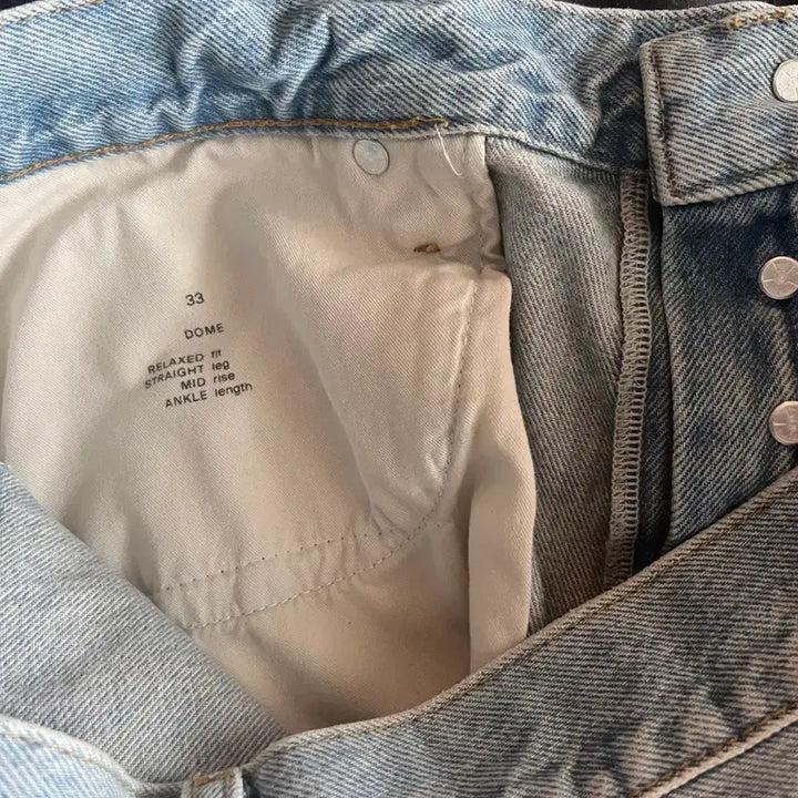 [BUNJANG] COS DOME Straight Leg Jeans - Light Blue / COS 코스 DOME 스트레이트 레그 진_연청 33