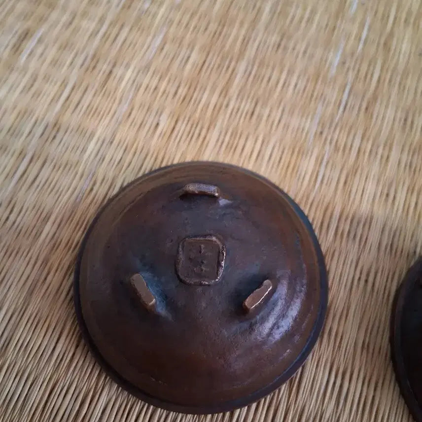 [BUNJANG] Antique Tea Utensil Brass Case / 골동 차도구 다기  신주 합