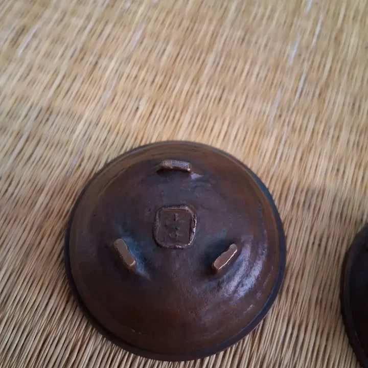 [BUNJANG] Antique Tea Utensil Brass Case / 골동 차도구 다기  신주 합