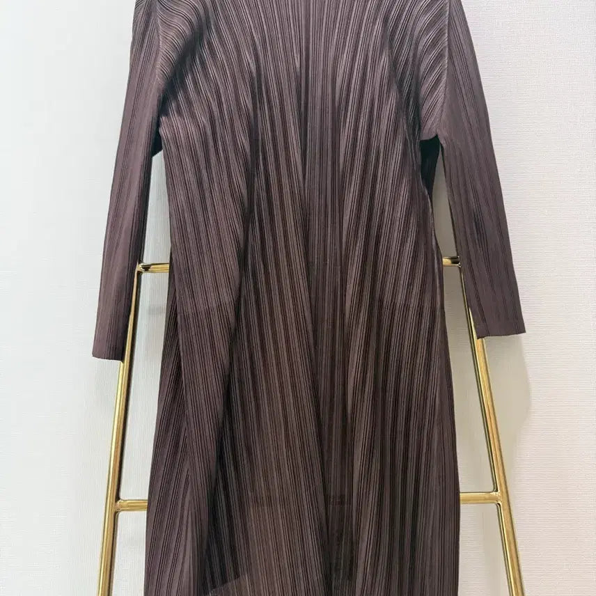 [BUNJANG] Pleats Please Brown Cardigan / 플리츠플리즈 브라운 가디건