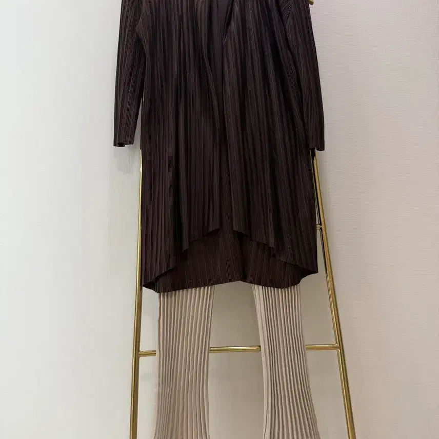 [BUNJANG] Pleats Please Brown Cardigan / 플리츠플리즈 브라운 가디건