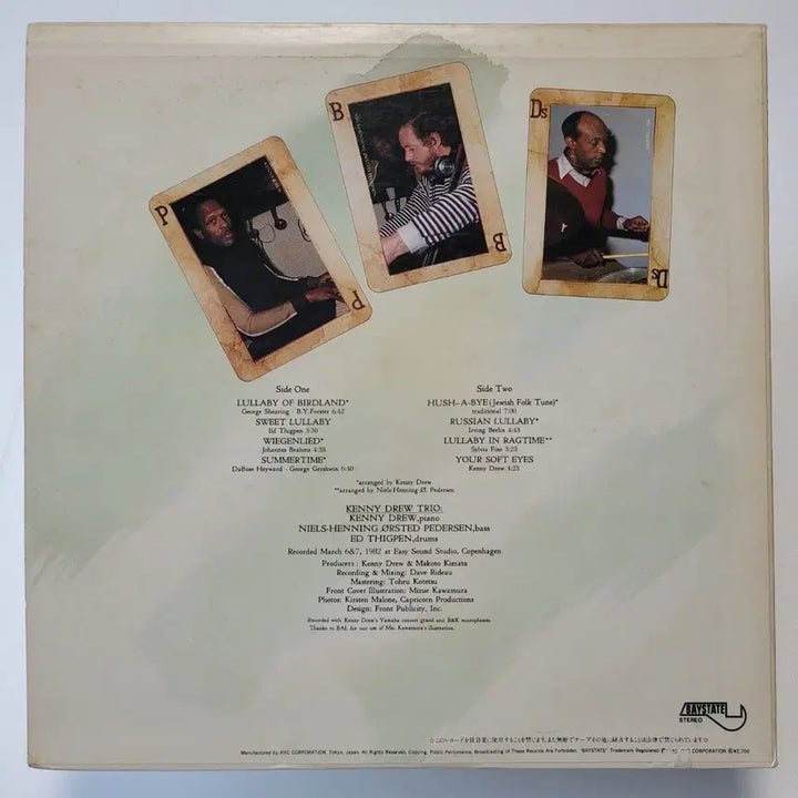 [BUNJANG] Kenny Drew Trio The Lullaby Vinyl LP / (일본/LP) 케니 드류 트리오 Kenny Drew Trio - The
