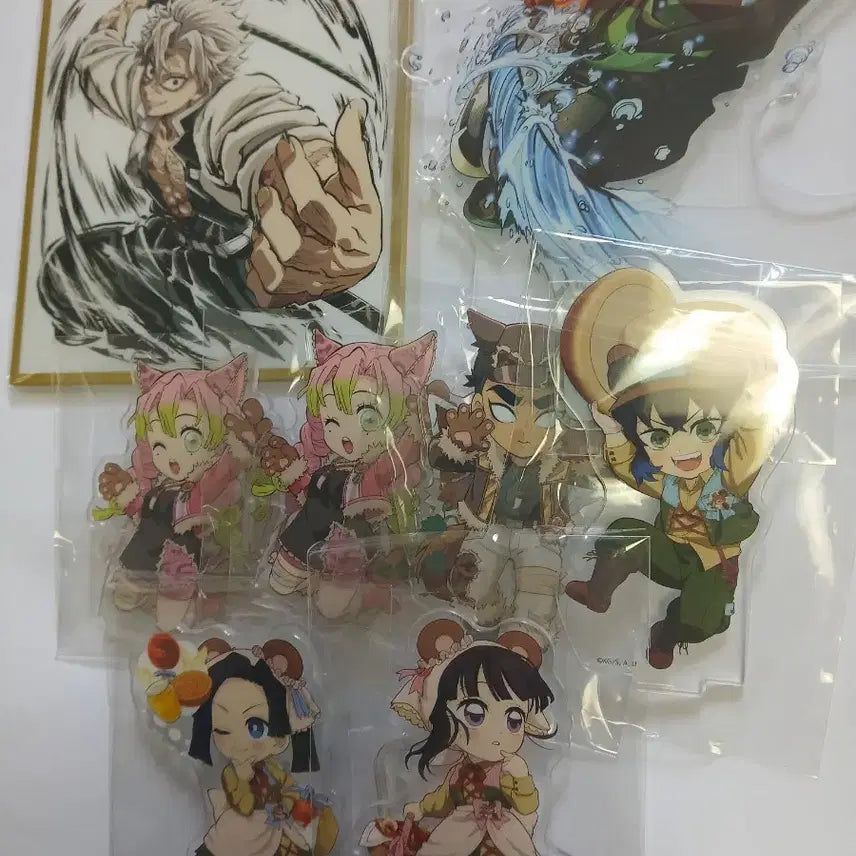 [SOLD OUT] 일괄 귀멸의칼날 사네미 미츠리 탄지로 아크릴색지 2024할로윈 아크릴