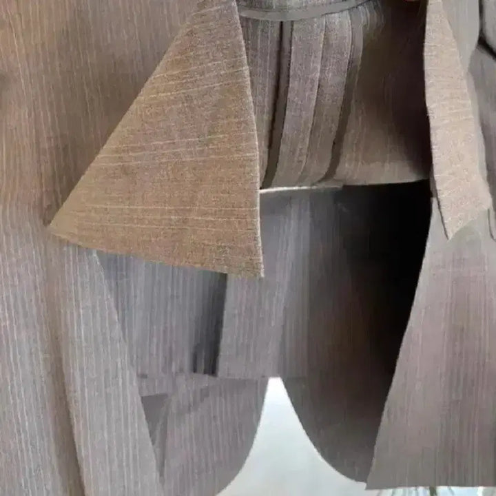 [BUNJANG] Burberry Gray Stripe Suit Set / 버버리 그레이 스트라이프 정장 세트