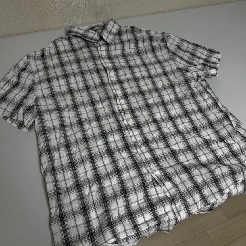 [SOLD OUT] 에이블리 체크셔츠반팔