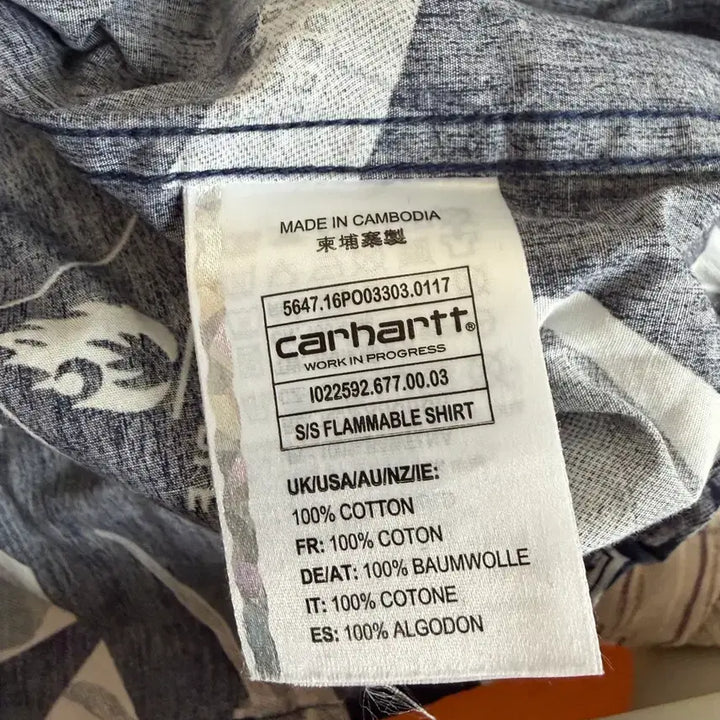 [BUNJANG] Carhartt WIP Short Sleeve Shirt / 칼하트 wip 반팔셔츠