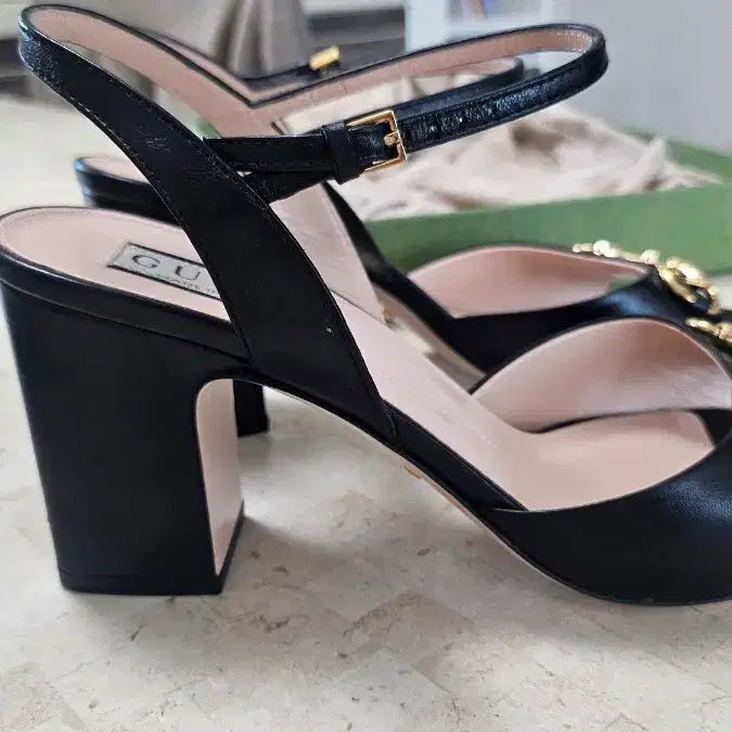 [BUNJANG] Gucci Horsebit Sandals Black Size 38 / 구찌 홀스빗 샌들 블랙 38사이즈