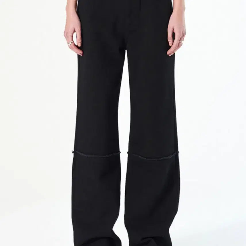 [BUNJANG] Diagonal Grunge Cut Denim Pants / 다이애그널 그런지 컷팅 데님 팬츠