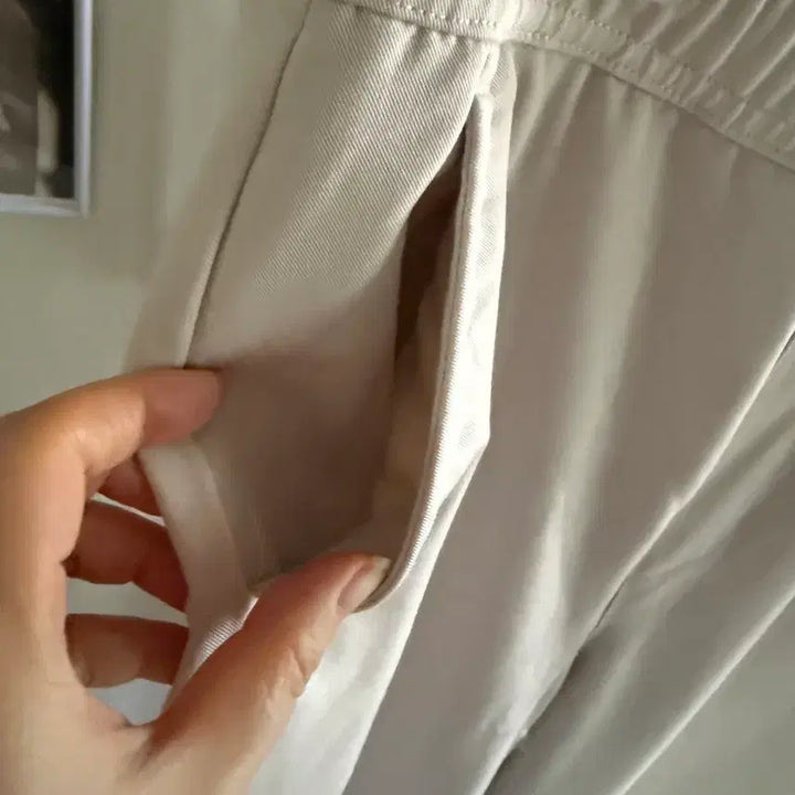 [BUNJANG] Who.A.U California Wide Pants Ivory / [후아유] 거의 새상품_ 캘리포니아 와이드 팬츠 M 아이보리