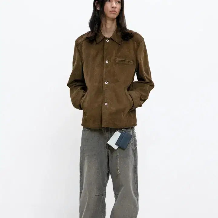 [BUNJANG] Coor Cow Split Field Jacket / 쿠어 카우 스프리트 필드 자켓