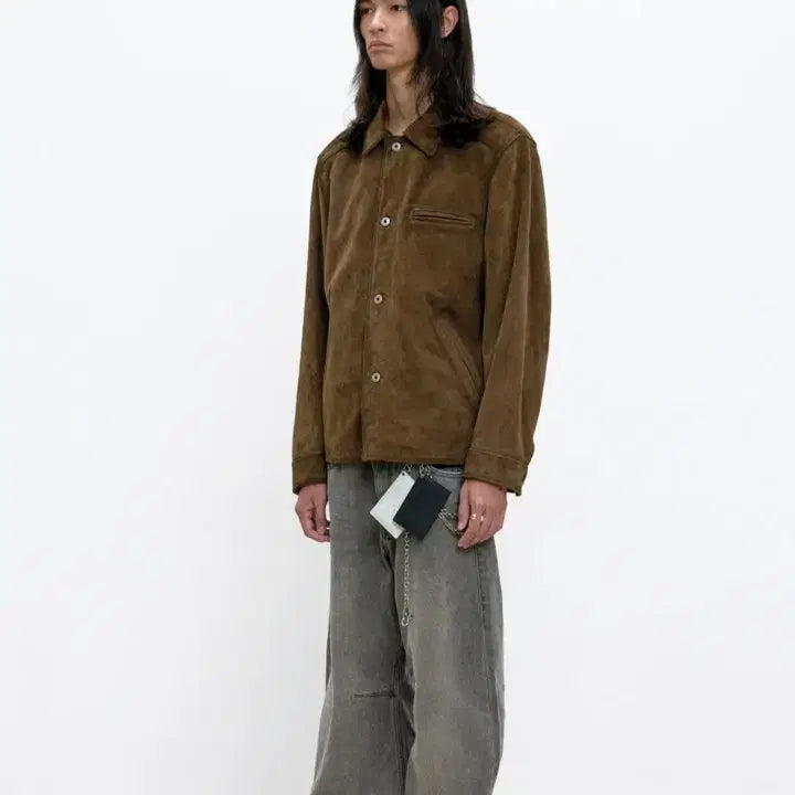 [BUNJANG] Coor Cow Split Field Jacket / 쿠어 카우 스프리트 필드 자켓