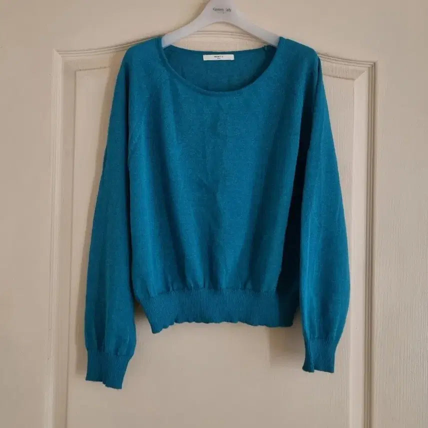 [BUNJANG] Moiety Loose Fit Mint Summer Knit / (새상품) moiety , 루즈핏 민트 여름 니트