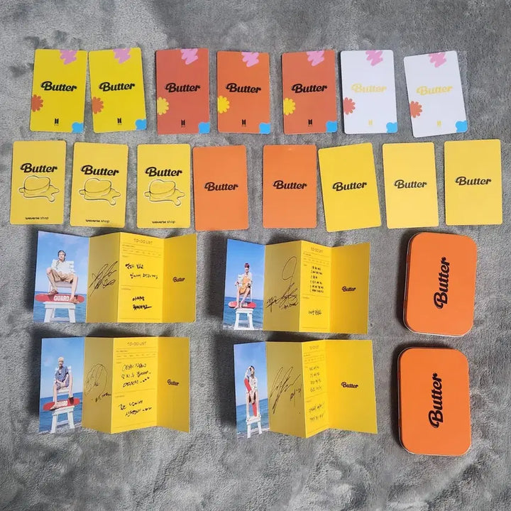 [SOLD OUT] BTS 방탄 버터앨범 포카 특전 럭드 일괄