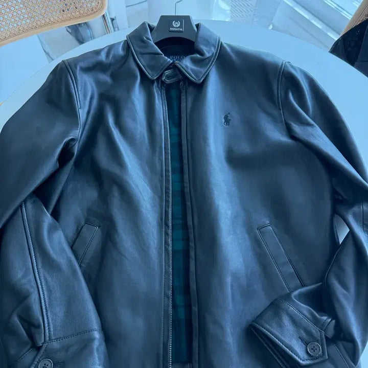 [BUNJANG] Polo Ralph Lauren Leather Jacket M / 폴로 랄프로렌 가죽 자켓 M