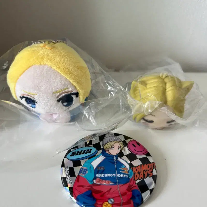 [SOLD OUT] 사카모토데이즈 아사쿠라신 오히루네코 허그캬라 뱃지 (일괄)
