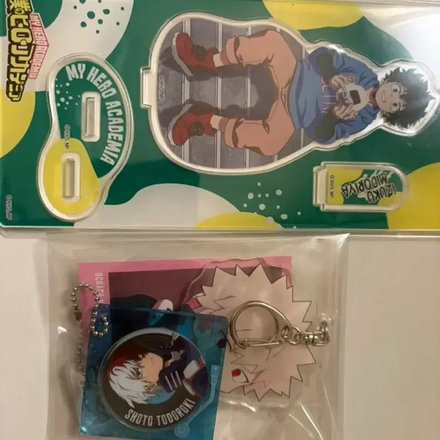[BUNJANG] My Hero Academia Acrylic Stand and Keyring Set / 나의 히어로 아카데미 아크릴 스탠드 + 키링 세트